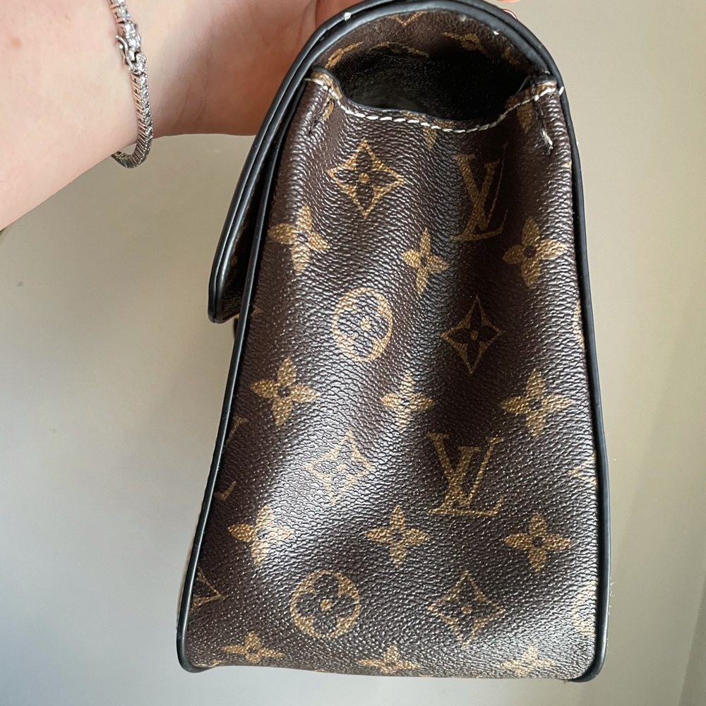 Modern elegant bag , monogram bag